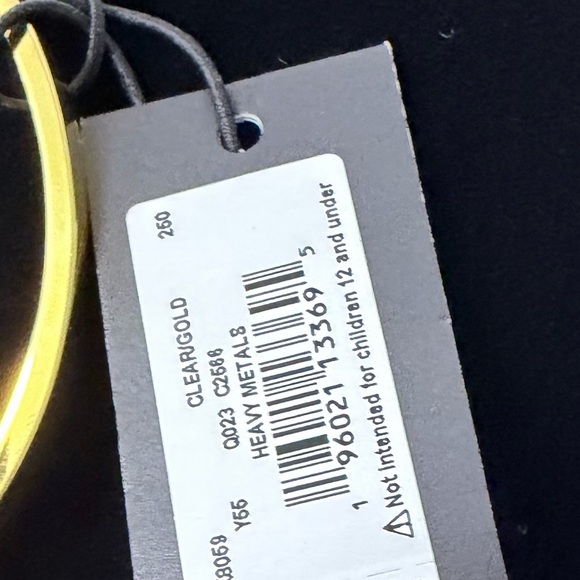 Kate Spade New York gold-tone pavé crystal hinged bangle bracelet - Picture 6 of 6